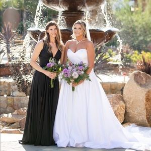 Black Bridesmaids Dress | Size 8